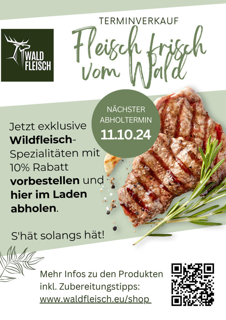 WaldFleich, Sammelbestellung Wildfleisch.